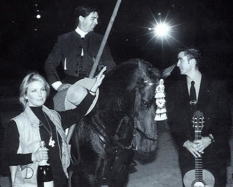 Bo Derek y Sebastián Fernández