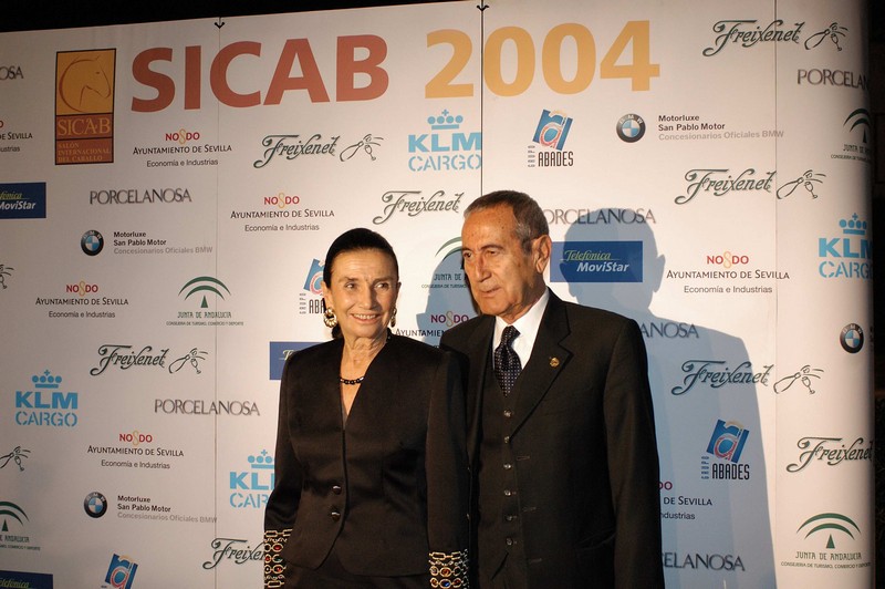 La Condesa de Montarco y el diseñador Elio Berhanyer