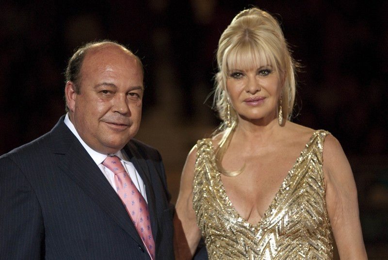 Javier Conde e Ivana Trump