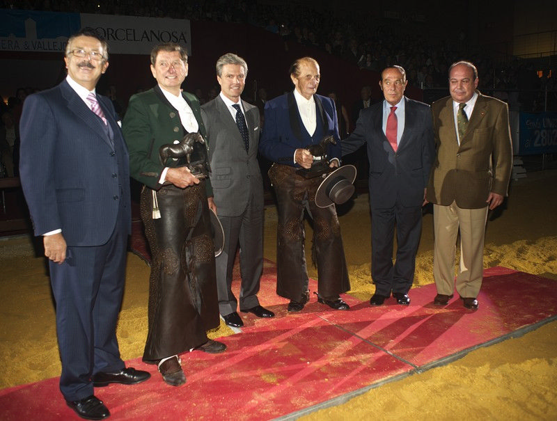 Antonio Morera, Rafael Peralta, Juan Antonio Ruiz  -Espartaco-, Ángel Peralta, Curro Romero y Javier Conde