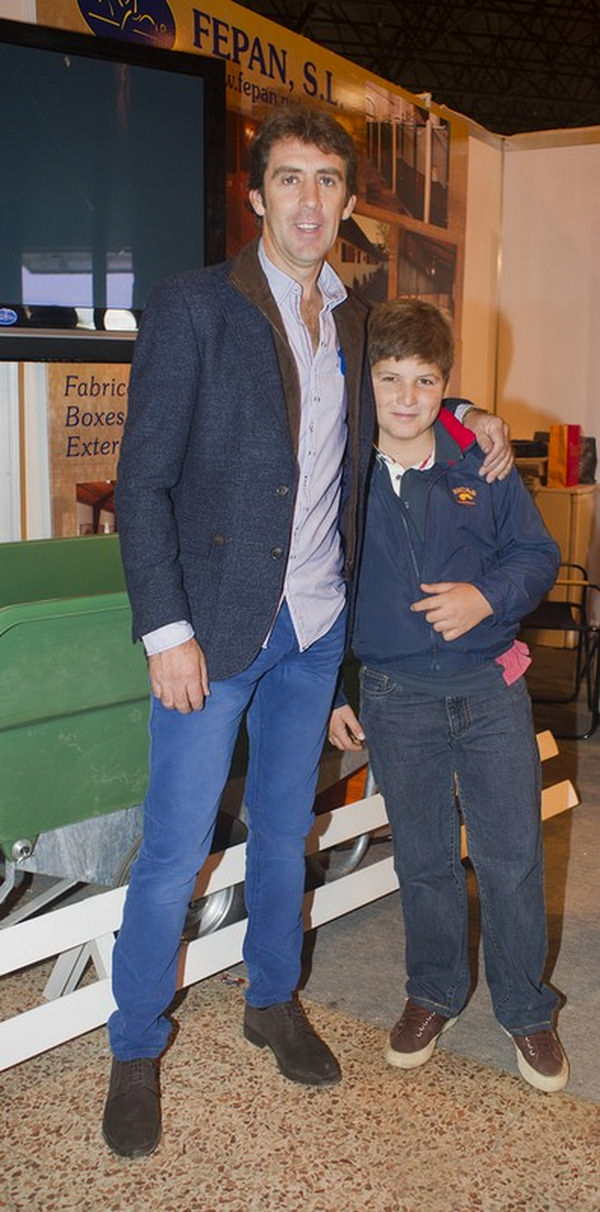 El rejoneador Pablo Hermoso de Mendoza y Perico Sánchez Mejías