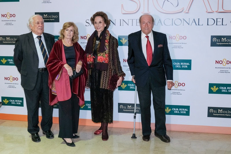 Carlos Espinosa de los Monteros, María Eugenia de Simón, Ana María Abascal y Tomás Terry