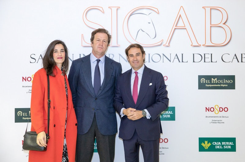 Mercedes Domecq, Iván Bohórquez y Miguel Báez -El Litri-